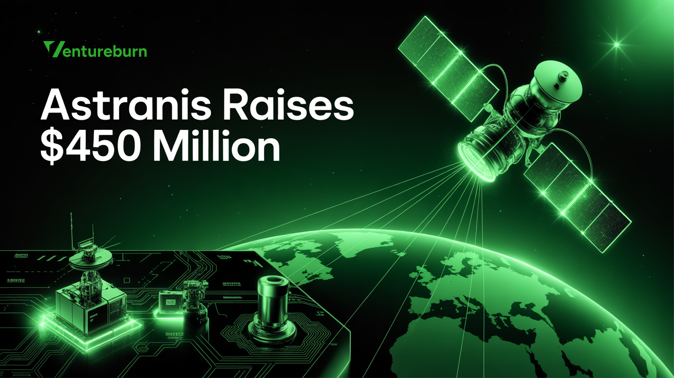 Astranis micro-GEO satellite orbiting Earth with global communications coverage.