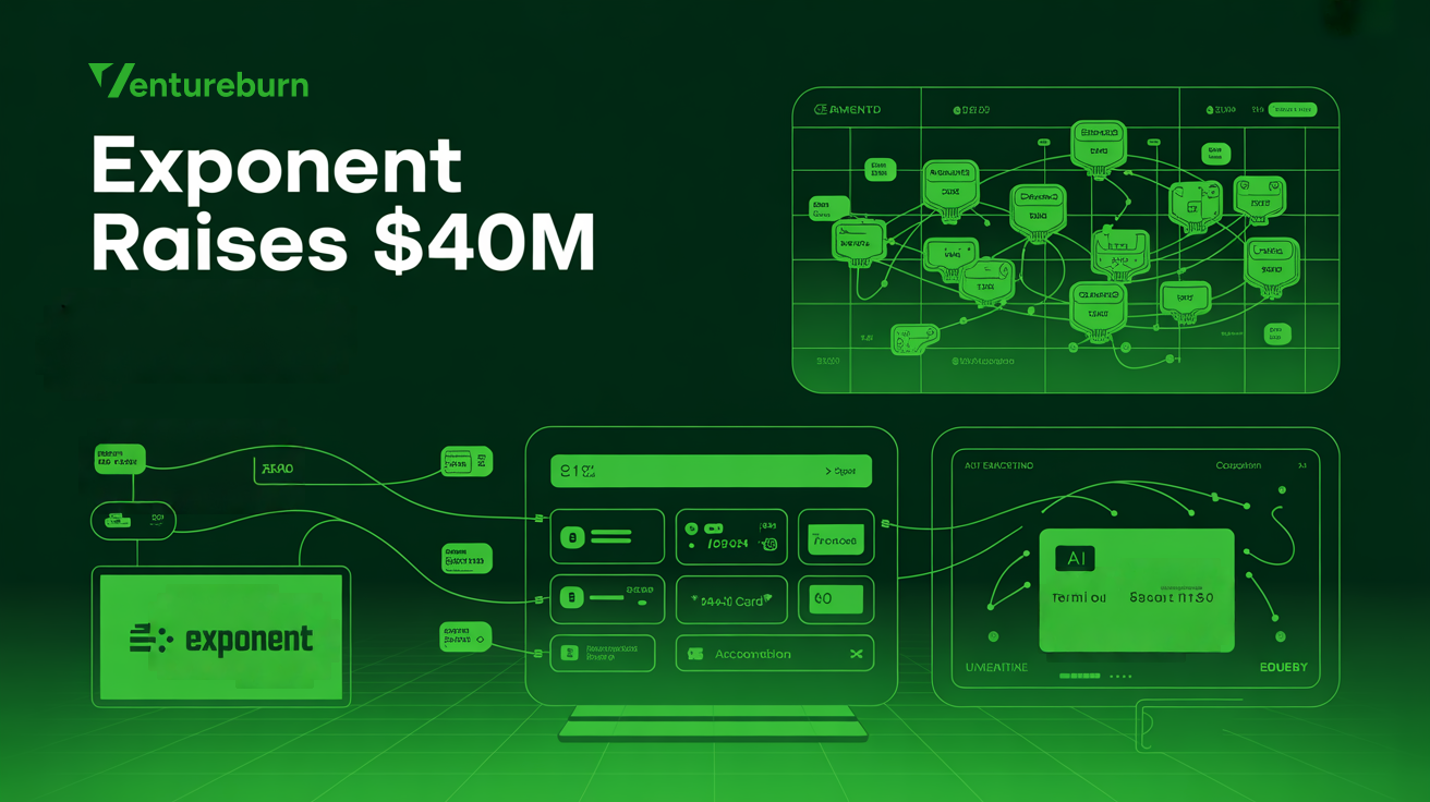 Exponent financial platform dashboard showing franchise lending, credit card and accounting tools for multi-location operators