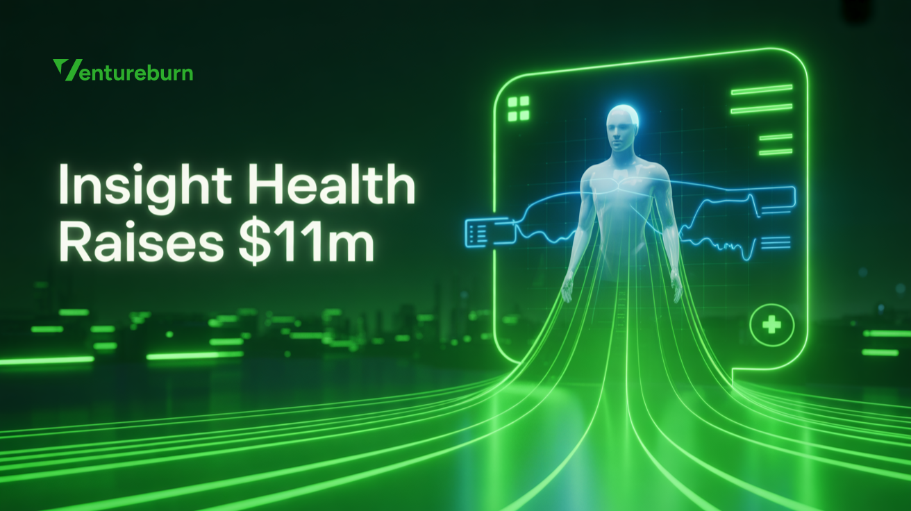 An AI clinical agent and a glowing data stream flowing into a digital health record.