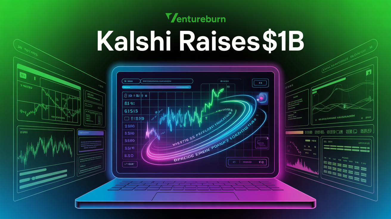 Kalshi raises $1B Series F funding to scale prediction market platform with rising institutional trading demand.